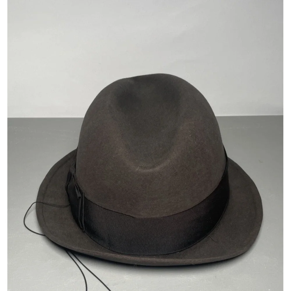 Vintage John B. Stetson Co Hat The Sovereign Size 7 3/8 Famous-Barr Co. Rare